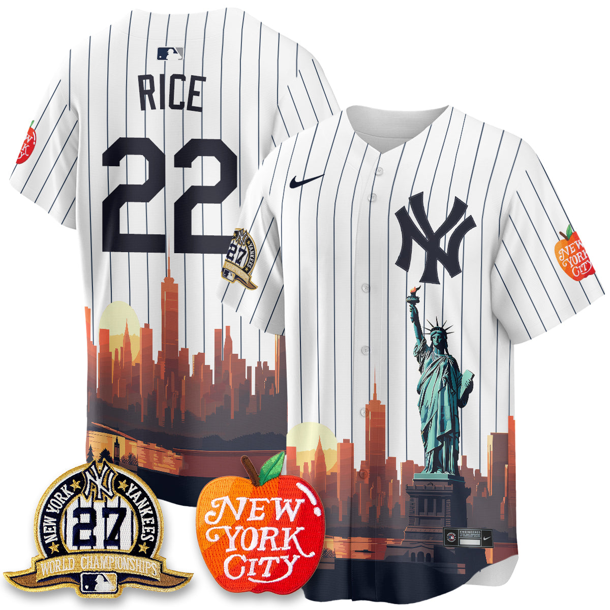 New York Yankees City Edition Vapor Jersey - Stitched