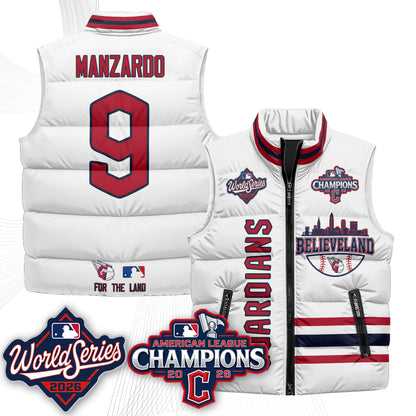 CLE 2026 AL Champions Puffer Vest - Printed