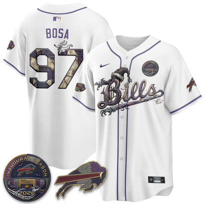 BUF 2026 Nightmare Edition Vapor Baseball Jersey - Stitched
