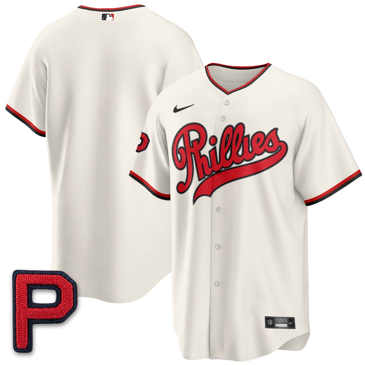 Philadelphia Phillies 2026 Field of Dreams Stadium Vapor Jersey V2 - Stitched
