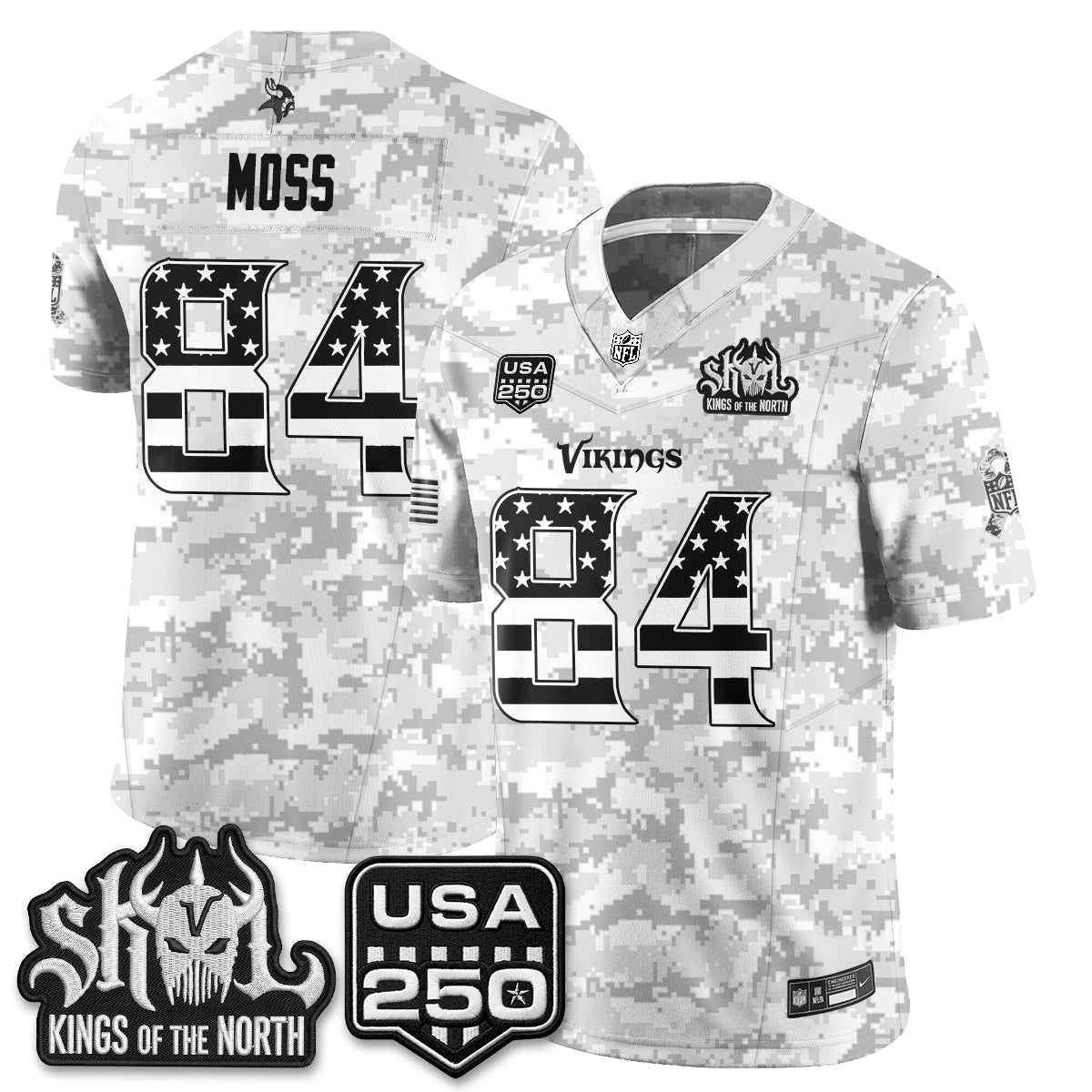 MIN 2026 Salute to Service Edition Vapor Jersey - Stitched