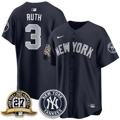 NYY Alternate Jersey - All Stitched