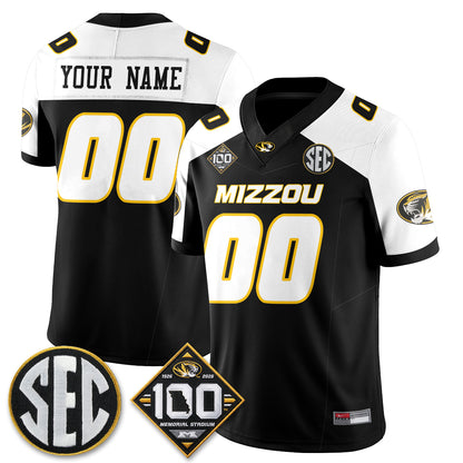 MIZZ 100th Anniversary of Memorial Stadium Vapor Custom Jersey - Stitched