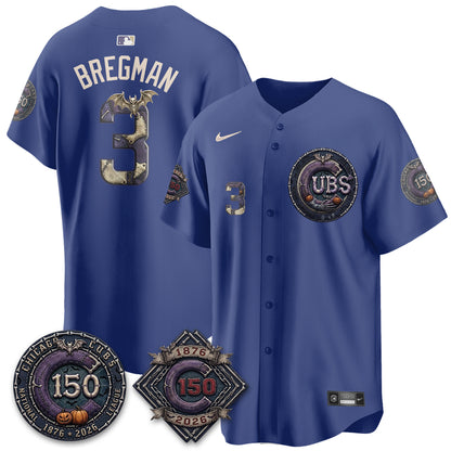 Chicago Cubs Nightmare Edition Vapor Limited Jersey - Printed