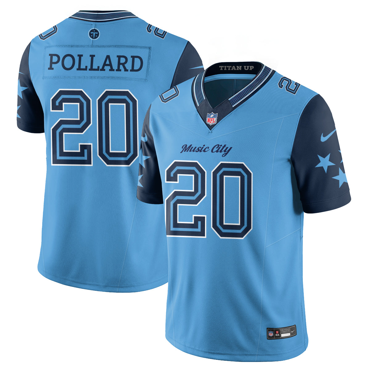 Tennessee Titans Fangear Edition Vapor Jersey - Stitched