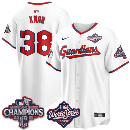 CLE 2026 AL Champions Vapor Jersey - Stitched