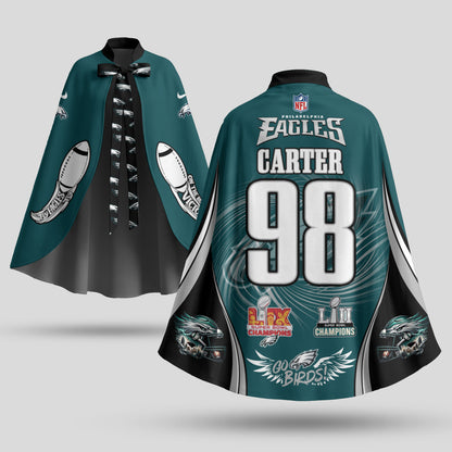 PHI Champions Edition Strap Shawl Cape - Printed