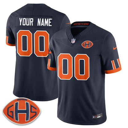 Chicago Bears 2026 Rivalries Vapor Custom Jersey - Stitched
