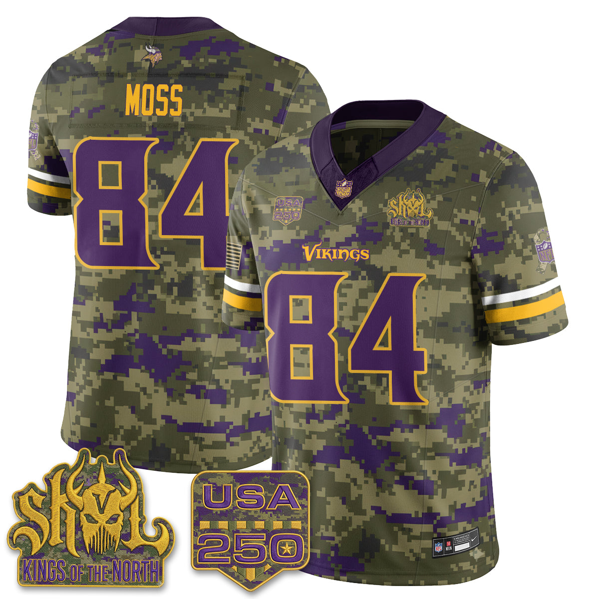 MIN 2026 Salute to Service Edition Vapor Jersey - Stitched