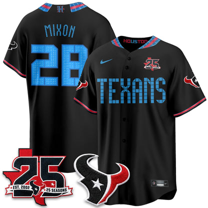 HOU 2026 Rivalries Baseball Vapor Jersey - Stitched