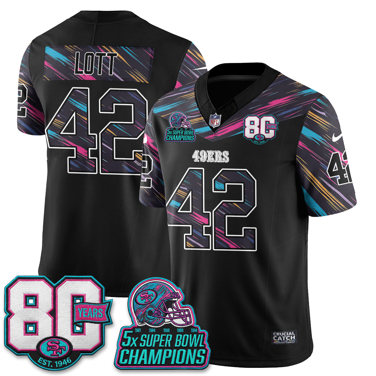 SF Intercept Cancer 2026 Edition Jersey - Stitched