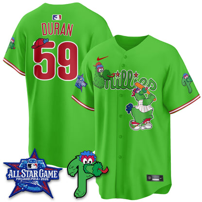 Philadelphia Phillies Phanatic Vapor Limited Jersey - Stitched