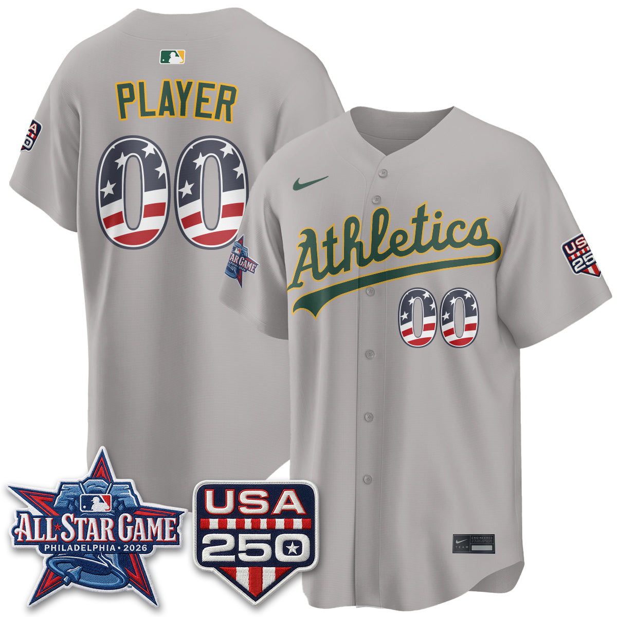 Oakland Athletics 2026 All Star Edition Vapor Custom Jersey - Stitched