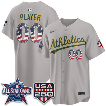 Oakland Athletics 2026 All Star Edition Vapor Custom Jersey - Stitched
