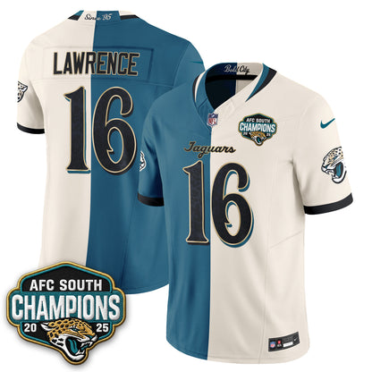 Jacksonville Jaguars 2026 Rivalries Split Vapor Jersey - Stitched