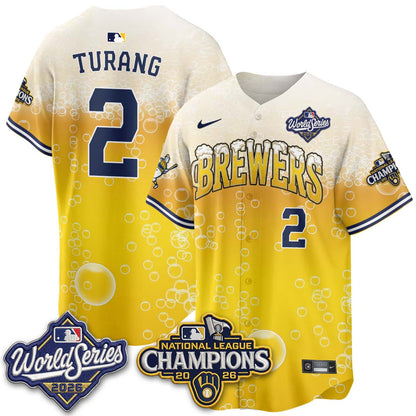 MIL "Pitcher & Pint" 2026 NL Champions Vapor Jersey - Stitched
