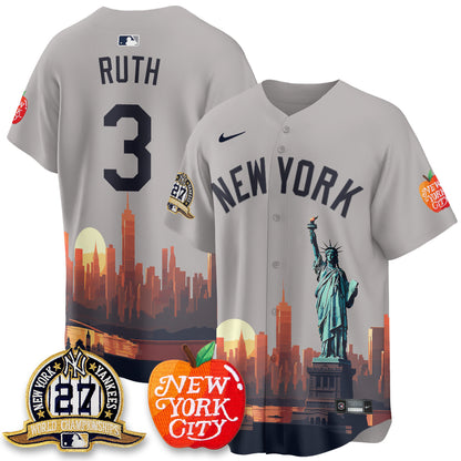 New York Yankees City Edition Vapor Jersey - Stitched