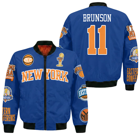 NYK 2026 Basketball  Finals Champions Limited Edition Bomber Jacket - Printed