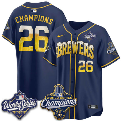 MIL "Pitcher & Pint" 2026 WS Champions Vapor Jersey - Stitched
