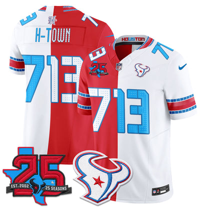 HOU 2026 Rivalries Split Vapor Jersey - Stitched