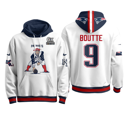 New England Patriots Minuteman Edition Hoodie - Stitched