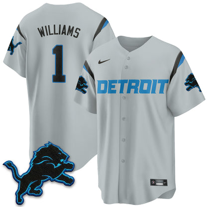 Detroit Lions 2026 Rivalries Baseball Vapor Jersey - Stitched