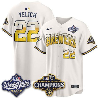 MIL "Pitcher & Pint" 2026 NL Champions Vapor Jersey - Stitched