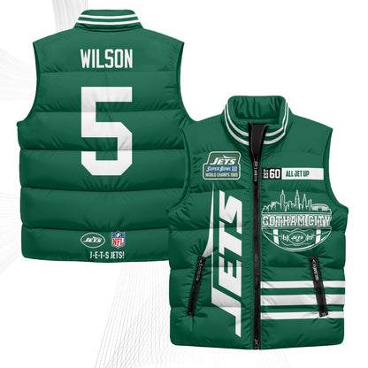 NYJ Gotham City Puffer Vest - Printed