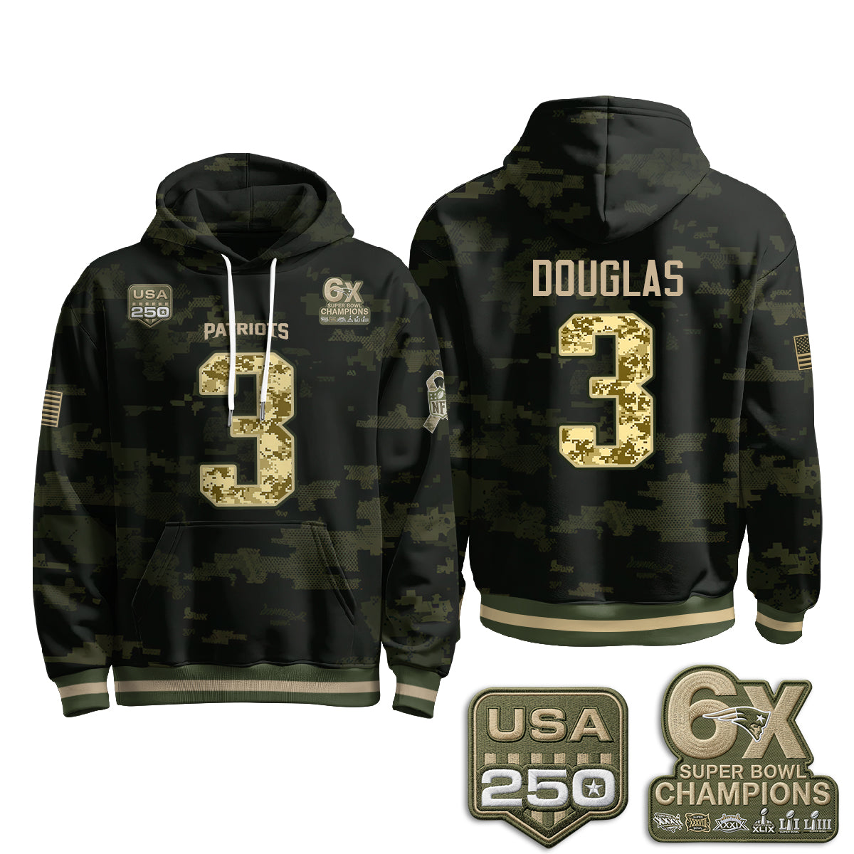 NE 2026 Salute To Service Edition Pullover Hoodie - Printed