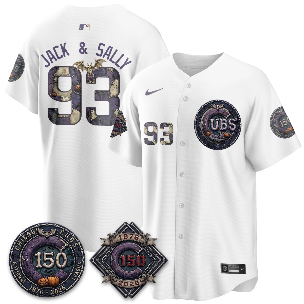Chicago Cubs Nightmare Edition Vapor Limited Jersey - Printed