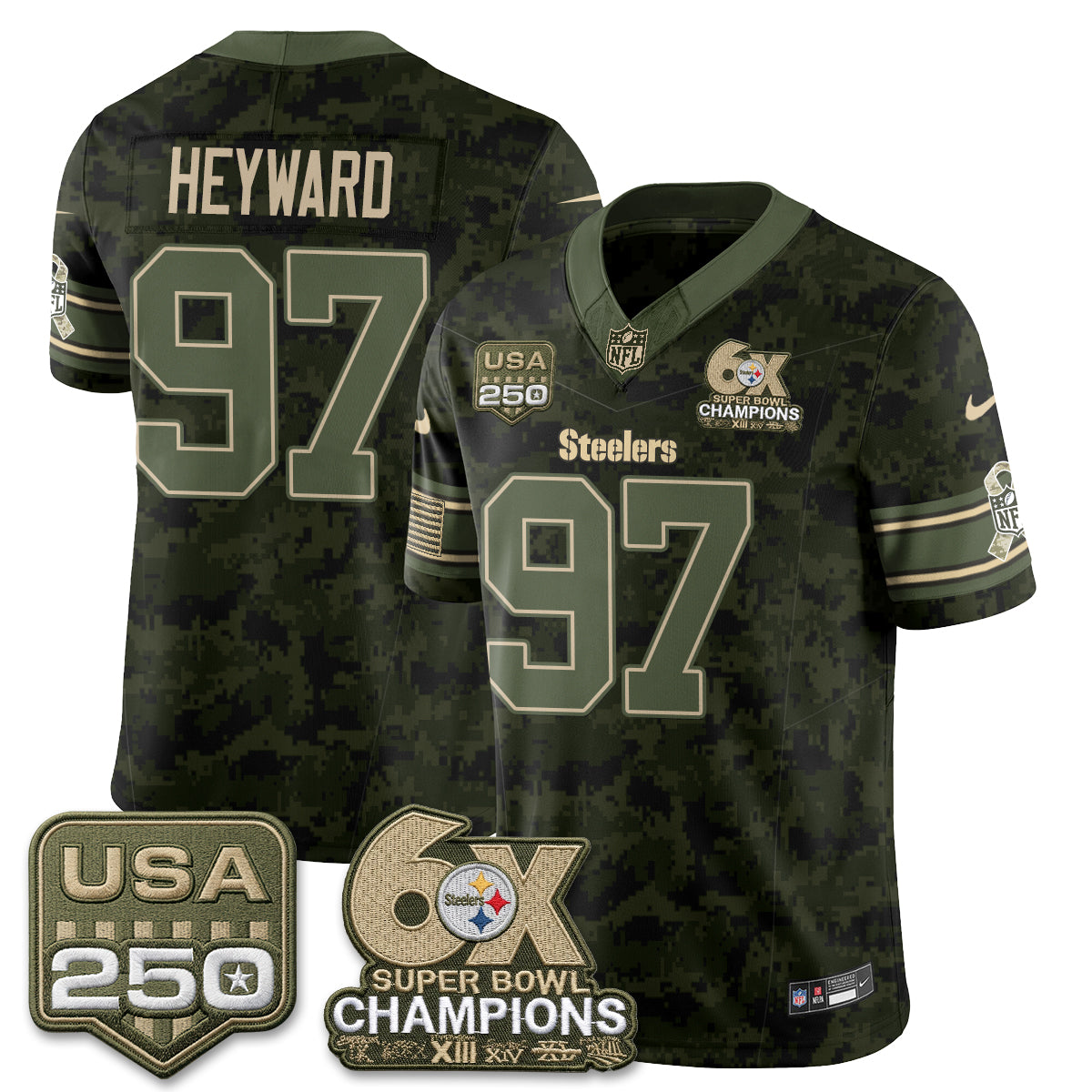 PIT 2026 Salute to Service Edition Vapor Jersey - Stitched