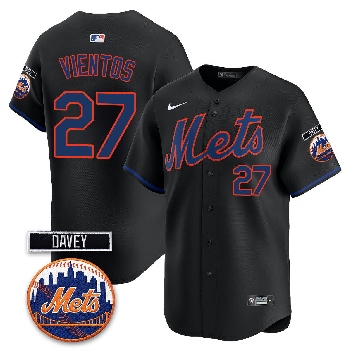 NYM 2026 Davey Johnson Memorial Vapor Limited Jersey - All Stitched