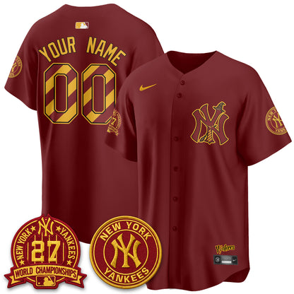 New York Yankees x HP 25 Years of Magic Vapor Limited Custom Jersey - Stitched