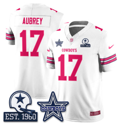 DAL Breast Cancer Awareness Edition Vapor Jersey - Stitched