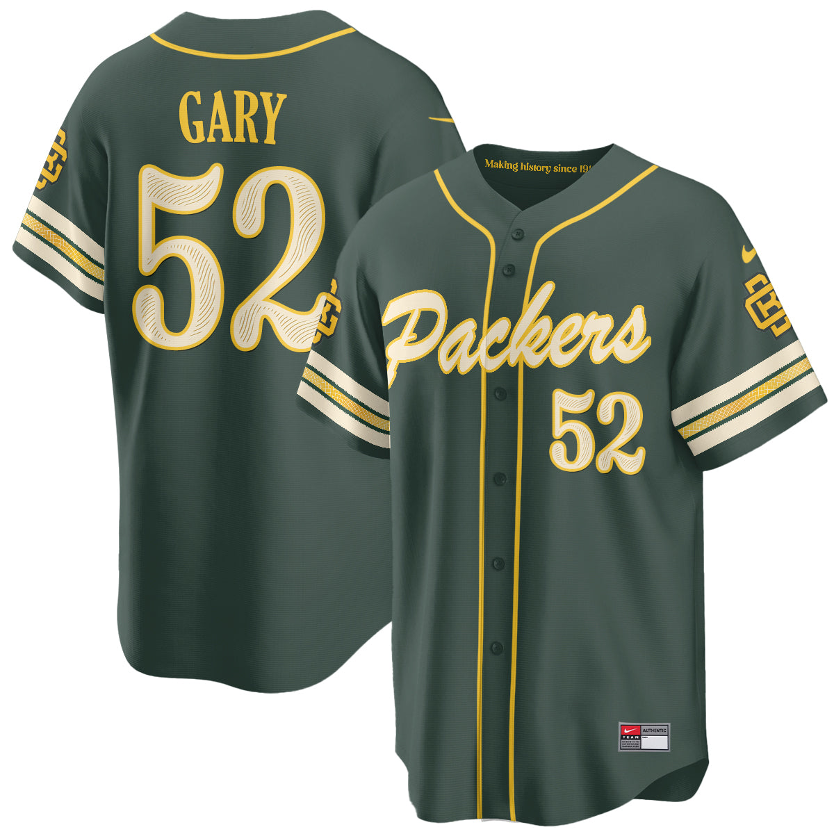 GB 2026 Rivalries Baseball Vapor Jersey - Stitched