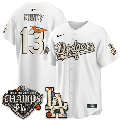 Los Angeles Dodgers Halloween 2026 Vapor Jersey - Stitched