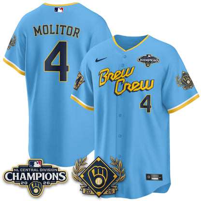 MIL 2026 NL Division Champs Vapor Jersey - Stitched