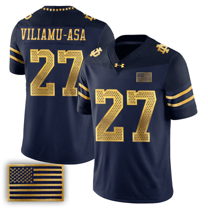 Notre Dame Fighting Irish 2026 Shamrock Series Football Vapor Jersey - Stitched
