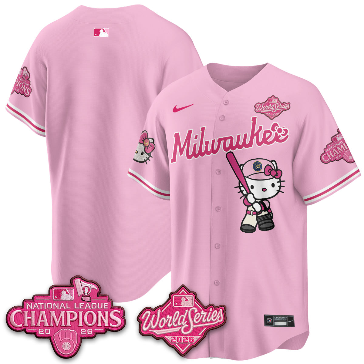 MIL 2026 NL Champions x Meow KT Vapor Jersey - Stitched