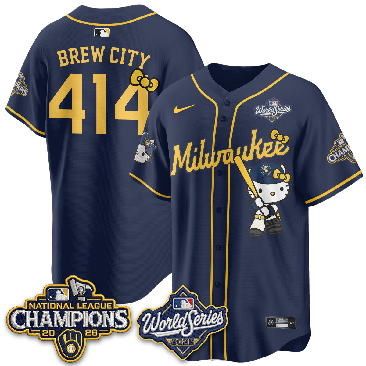 MIL 2026 NL Champions x Meow KT Vapor Jersey - Stitched