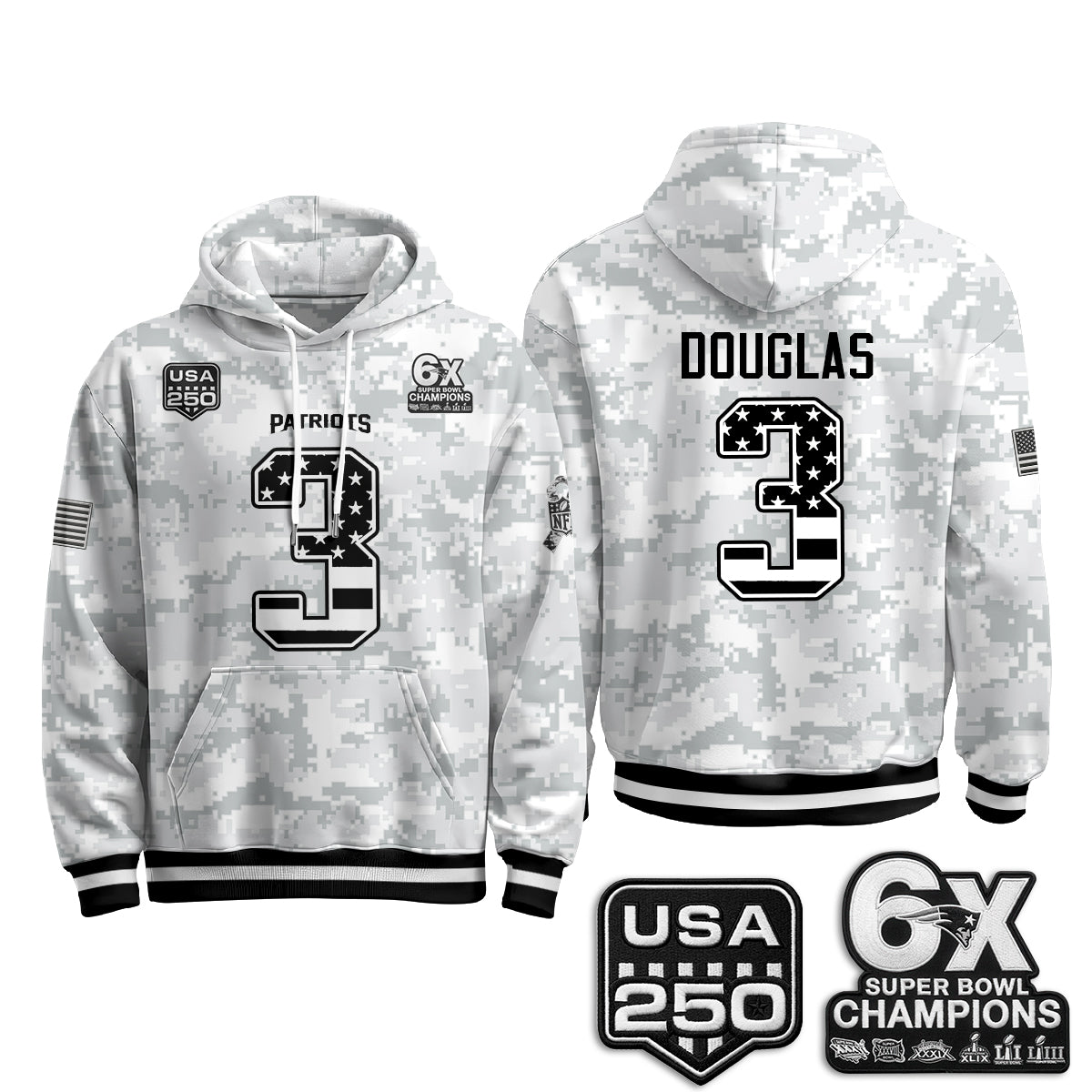 NE 2026 Salute To Service Edition Pullover Hoodie - Printed