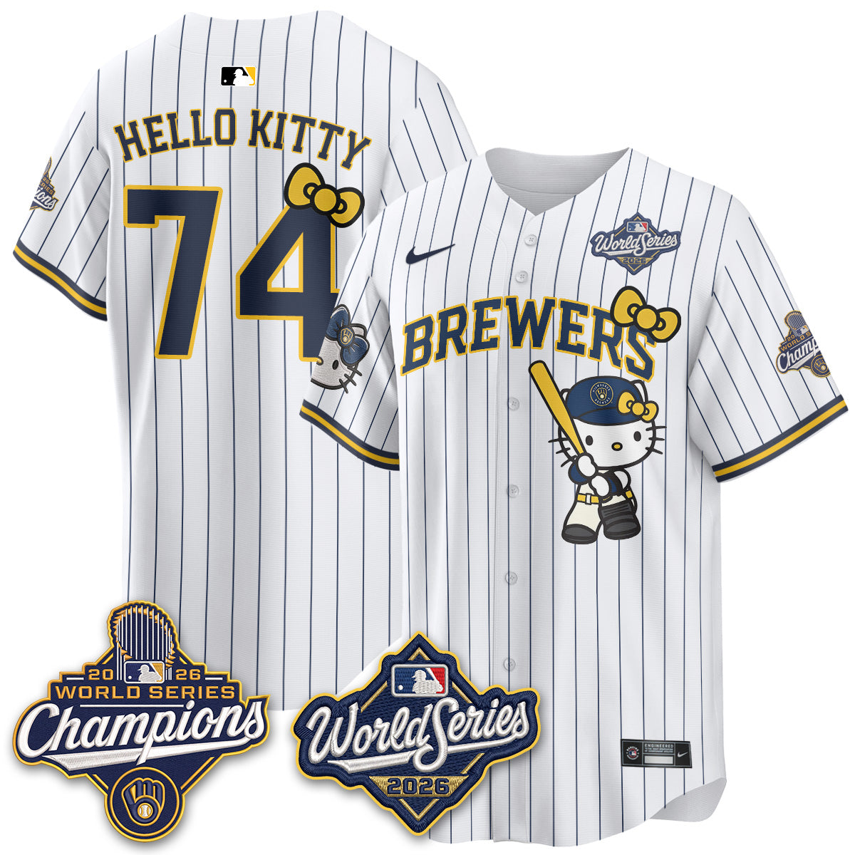 MIL 2026 WS Champions x Meow KT Vapor Jersey - Stitched
