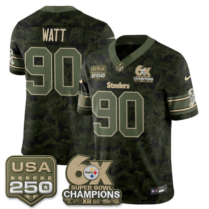 PIT 2026 Salute to Service Edition Vapor Jersey - Stitched