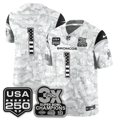 DEN 2026 Salute to Service Edition Vapor Jersey - Stitched