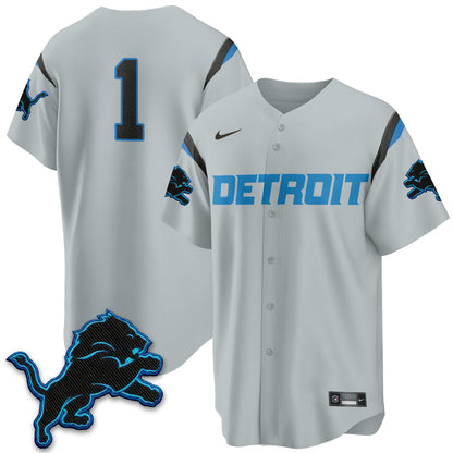 Detroit Lions 2026 Rivalries Baseball Vapor Jersey - Stitched