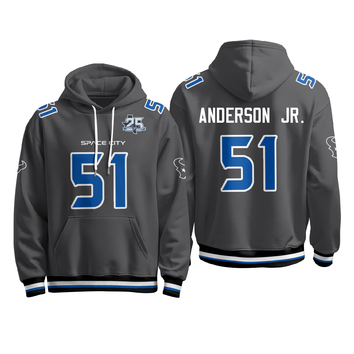 HOU Star Edition Pullover Hoodie - Printed