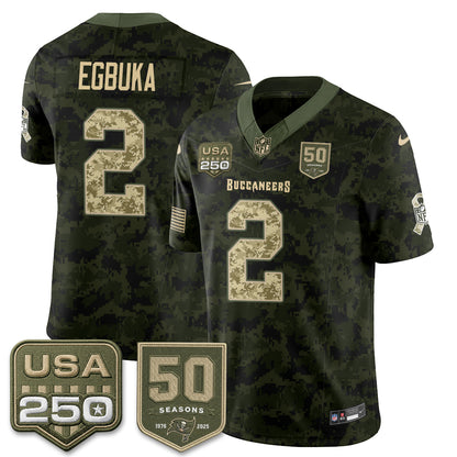 TB 2026 Salute to Service Edition Vapor Jersey - Stitched