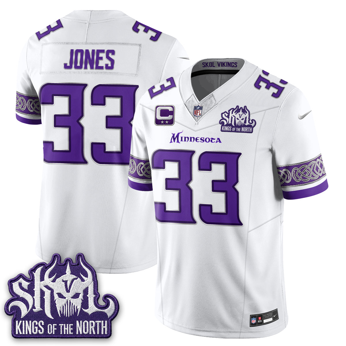 MIN Fangear Edition Warrior Skol Patch Vapor Jersey - Stitched
