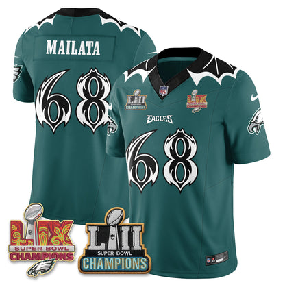 Philadelphia Eagles x Bat Edition Vapor Jersey - Stitched