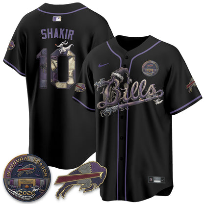BUF 2026 Nightmare Edition Vapor Baseball Jersey - Stitched